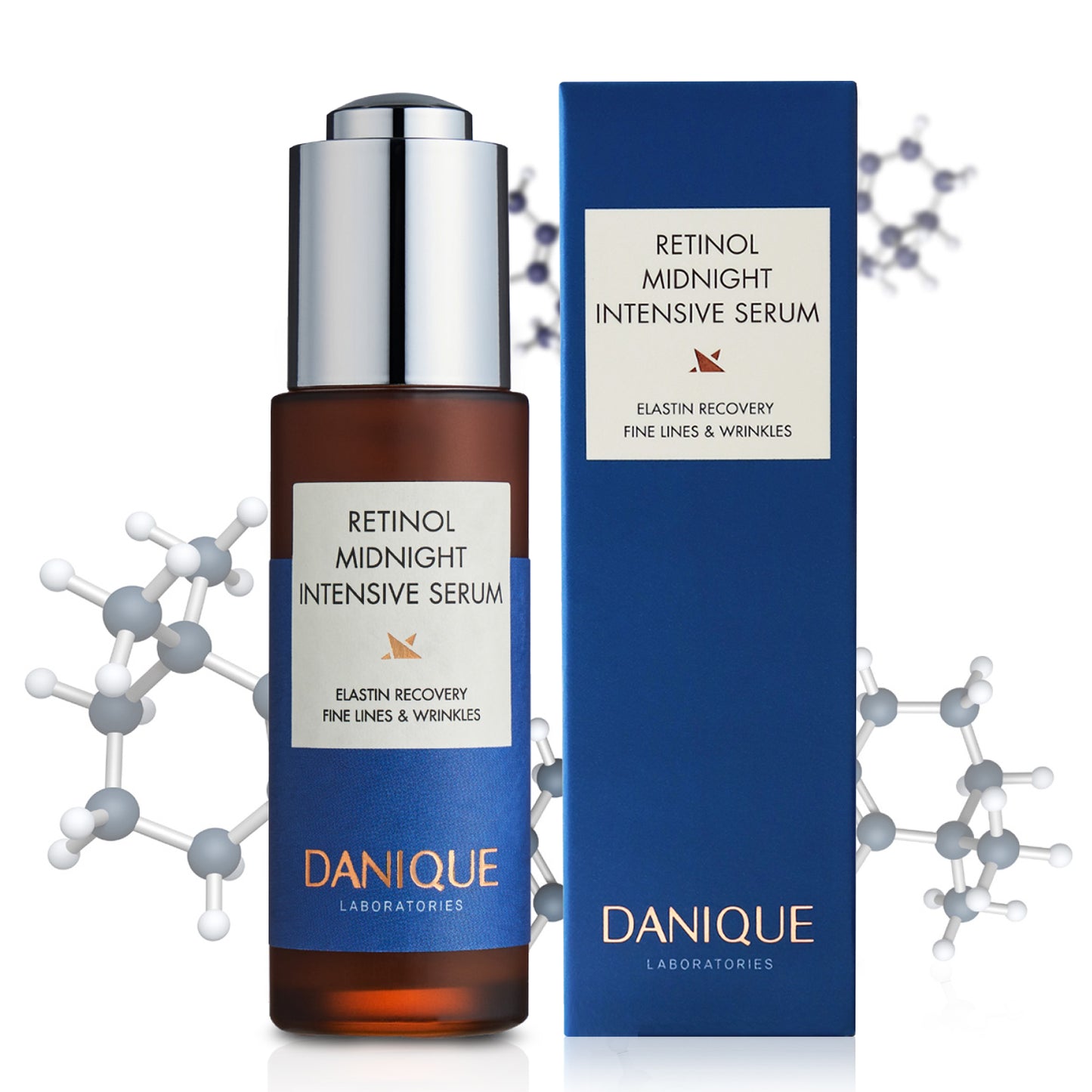 DANIQUE Retinol Midnight Intensive Serum - Stem Cell Advanced Solution for a Youthful Look and Wrinkle Care - 30ml, Korean Skin Care Beauty Serum Booster