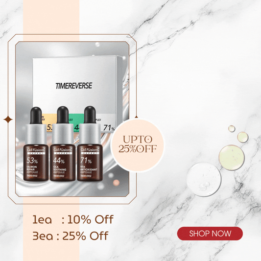 Timereverse Toner&Lotion / 3 Ampoule Miniature Kit Launching Promotion