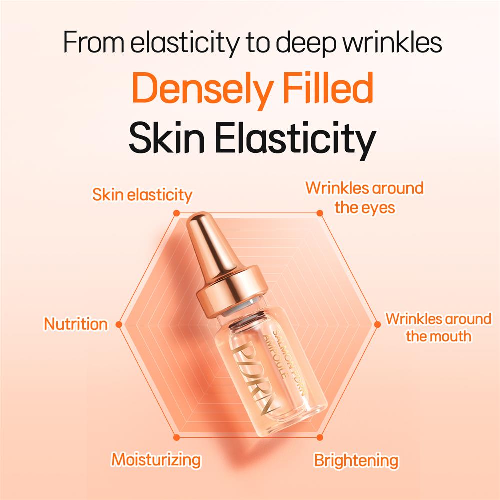 Salmon PDRN Ampoule 28 days - Moisture Skincare Gift Set - Korean Skincare Luxury Premium High-end Hydrating Anti Aging Serum [CELL FUSION C]
