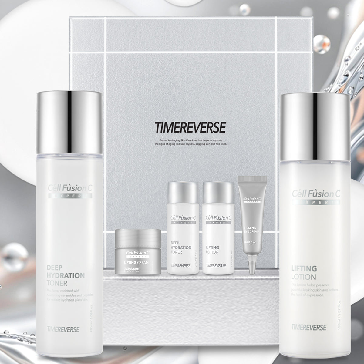 Timereverse Toner&Lotion BOX GIFT Set
