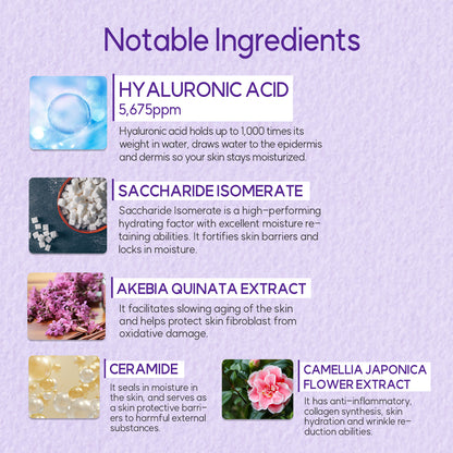 DANIQUE Hyaluron Aqua Source Serum 30ml, Stem Cell Korean Skin Care Beauty Serum Booster
