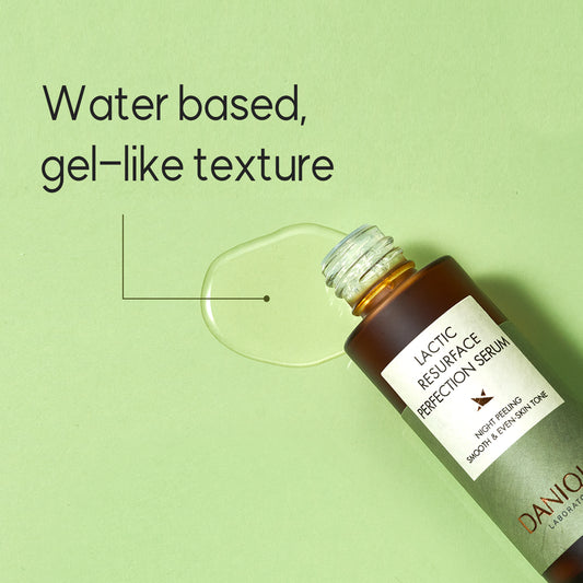 DANIQUE  Lactic Resurface Perfection Lactic Acid Night Peeling Serum for Even Skin Tone 30ml, Korean Skin Care Beauty Serum Booster