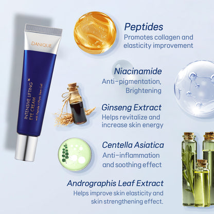 DANIQUE Intensive Lifting Eye Cream – Peptide Phyto Stem Cell, Helps Improve Skin Appearance, Hydrates, and Smooths the Look of Fine Lines