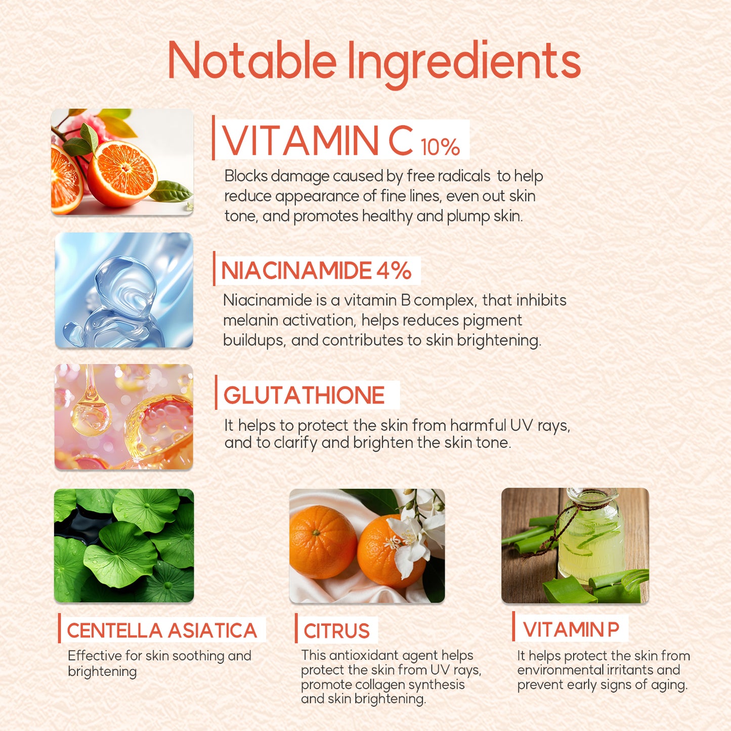 DANIQUE Vitamin Concentrate Radiance Serum, Stem Cell Korean Skin Care Beauty Serum Booster