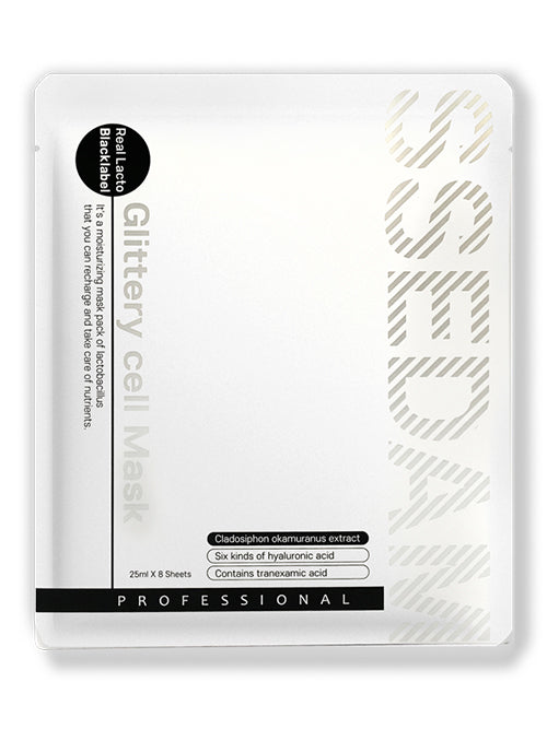 Real Lacto Blacklabel Glittery Cell Mask