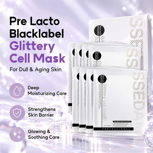 Real Lacto Blacklabel Glittery Cell Mask