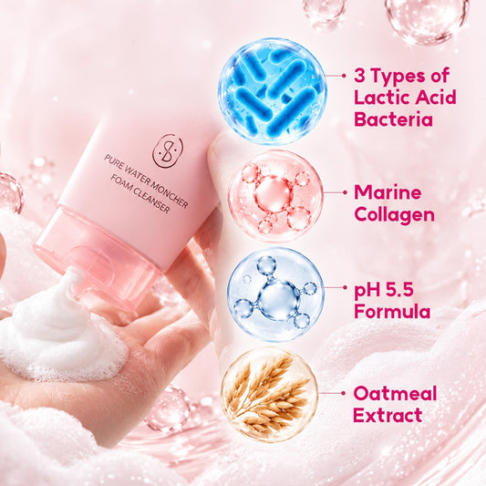 Pure Water Moncher Foam Cleanser
